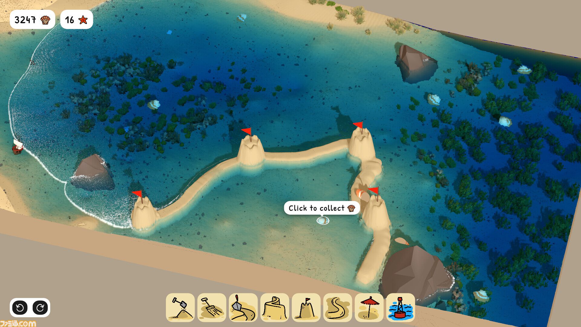 『Sandcastle』真のサンドボックス（砂場）ゲームが発表。物理シミュレーション制御の砂と水で、自分だけの“お城”を建設して癒やされよう