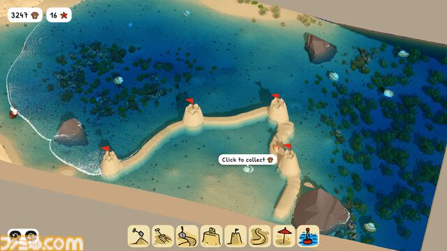 『Sandcastle』真のサンドボックス（砂場）ゲームが発表。物理シミュレーション制御の砂と水で、自分だけの“お城”を建設して癒やされよう