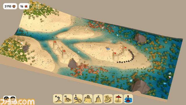 『Sandcastle』真のサンドボックス（砂場）ゲームが発表。物理シミュレーション制御の砂と水で、自分だけの“お城”を建設して癒やされよう