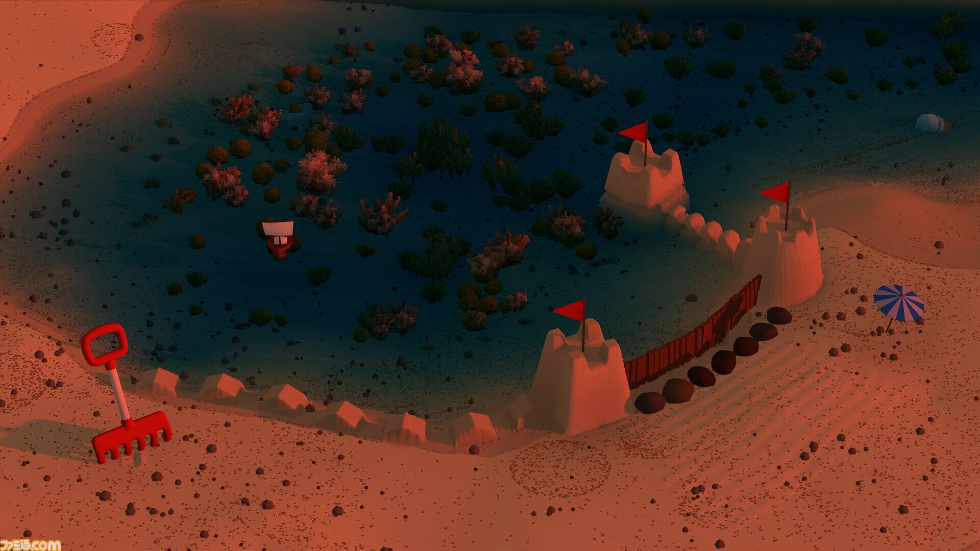 『Sandcastle』真のサンドボックス（砂場）ゲームが発表。物理シミュレーション制御の砂と水で、自分だけの“お城”を建設して癒やされよう