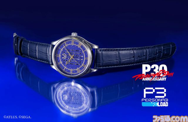 『ペルソナ3 リロード』腕時計が大丸松坂屋ポップアップショップで発売。ベルベットルームイメージのデザイン。通販の予約受付も