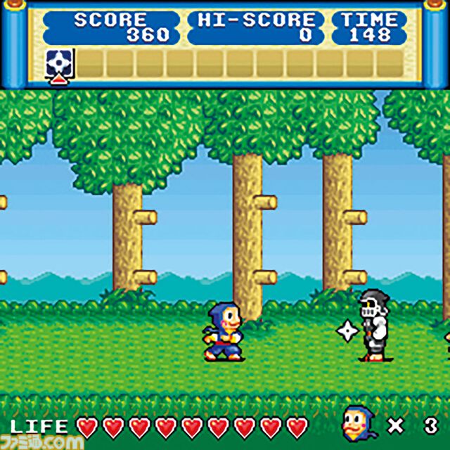 『忍者ハットリくん 忍者は修行でござるの巻』40周年。手裏剣と忍法で甲賀忍者を倒して進め。軽快なBGMが楽しい高難度横スクロールアクション【今日は何の日？】