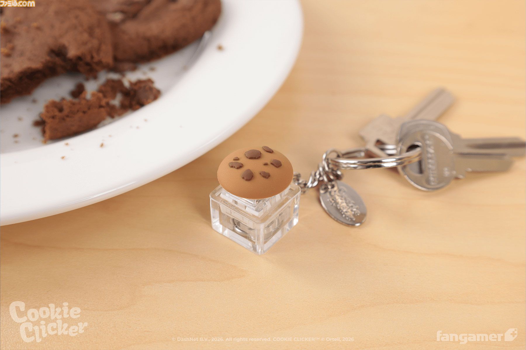クッキークリッカー』グッズでクッキー型クリッカーが登場。機嫌が悪