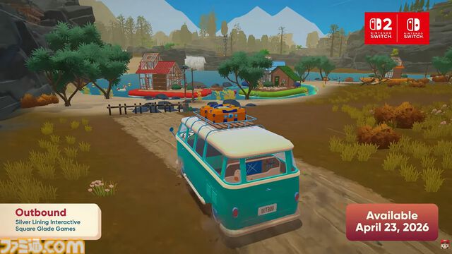 『アウトバウンド』自分だけのキャンピングカーで走る癒やしのオープンワールドアドベンチャーの海外発売日が4月23日に決定【インディーワールド】