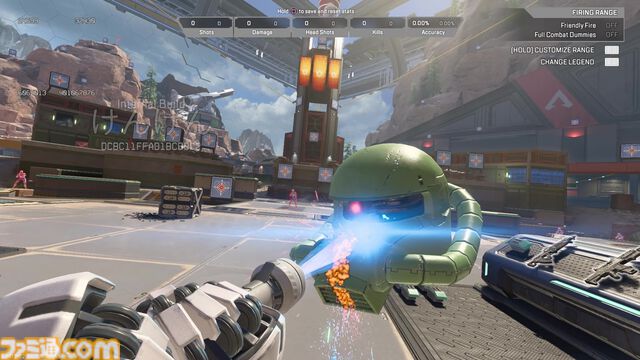 【Apex】『ガンダム』コラボを先行体験。バスターライフルの威力に驚愕、巨大ウイングガンダム像やビームサーベルに思わず熱中！