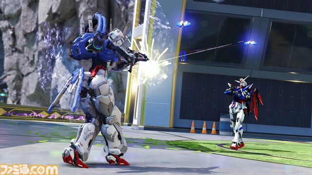 【Apex】『ガンダム』コラボを先行体験。バスターライフルの威力に驚愕、巨大ウイングガンダム像やビームサーベルに思わず熱中！