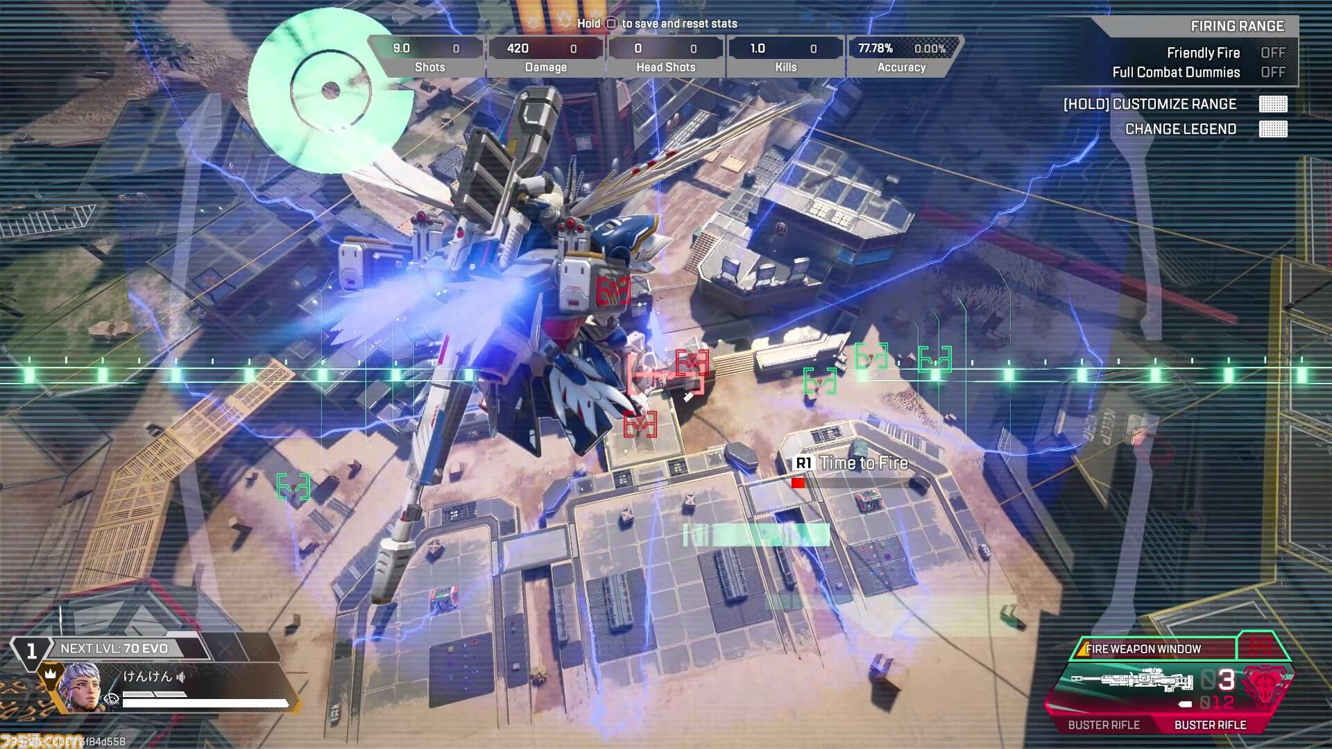 【Apex】『ガンダム』コラボを先行体験。バスターライフルの威力に驚愕、巨大ウイングガンダム像やビームサーベルに思わず熱中！