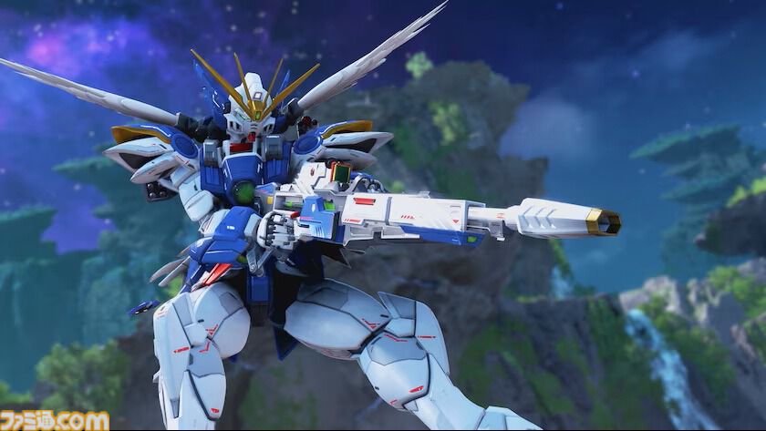 【Apex】『ガンダム』コラボを先行体験。バスターライフルの威力に驚愕、巨大ウイングガンダム像やビームサーベルに思わず熱中！