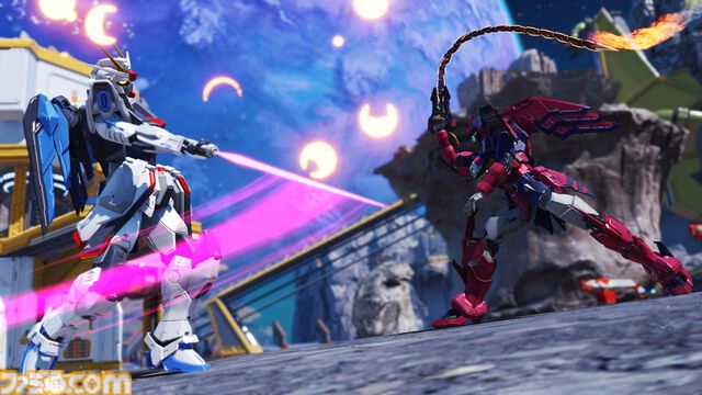 【Apex】『ガンダム』コラボを先行体験。バスターライフルの威力に驚愕、巨大ウイングガンダム像やビームサーベルに思わず熱中！