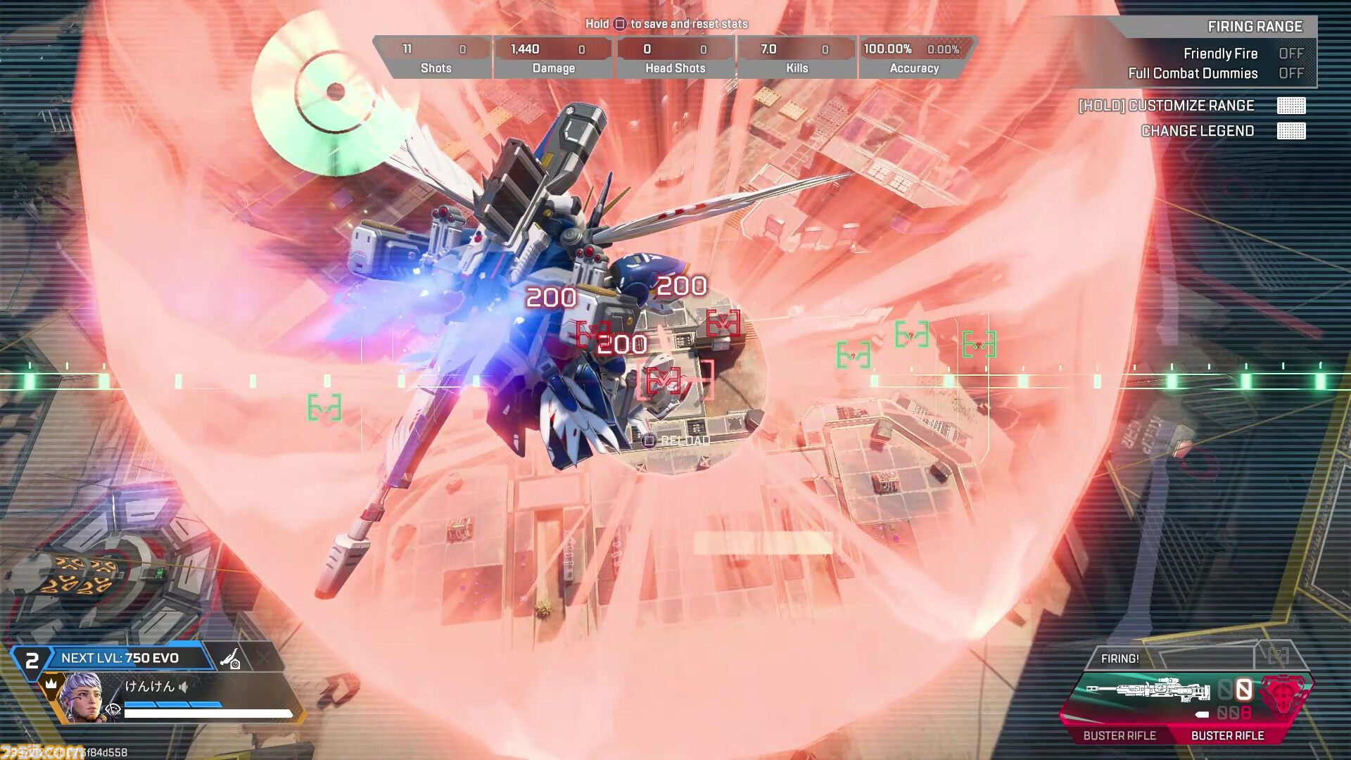 【Apex】『ガンダム』コラボを先行体験。バスターライフルの威力に驚愕、巨大ウイングガンダム像やビームサーベルに思わず熱中！