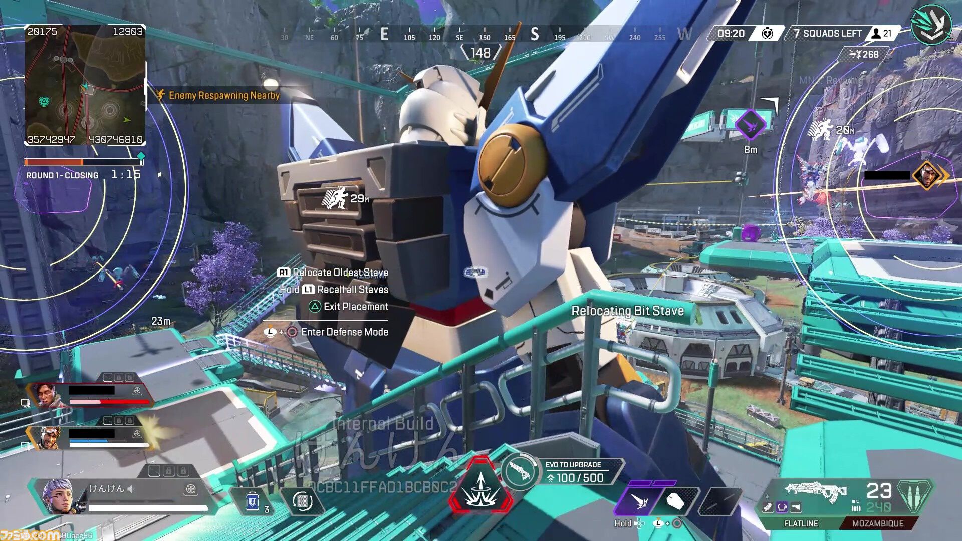 【Apex】『ガンダム』コラボを先行体験。バスターライフルの威力に驚愕、巨大ウイングガンダム像やビームサーベルに思わず熱中！