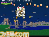 【アケアカ】『プランプポップ』3月5日に配信決定。動物の親子がトランポリンで上空の敵を倒すブロック崩し風アクション