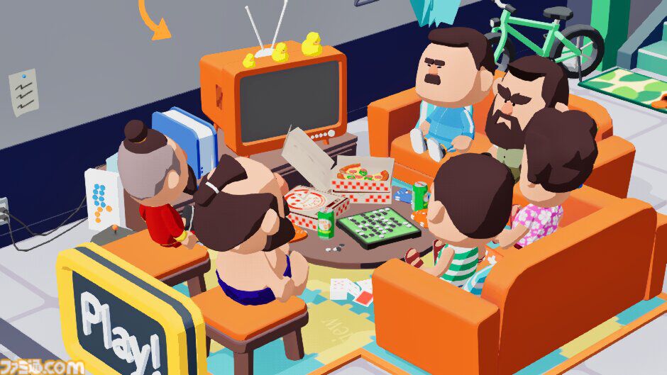 『ブロークス オン ブロックス！』全員“おじさん”の落とし合いバトル。最大6人がステージ上でぶつかり合い勝利を目指すパーティゲーム【本日発売】