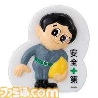 『つくし坊や』工事現場でおなじみの彼がメモを挟める『はさむんです。でらっくす』になった。つくし坊や、お前そういう名前だったのか……【安全第一】