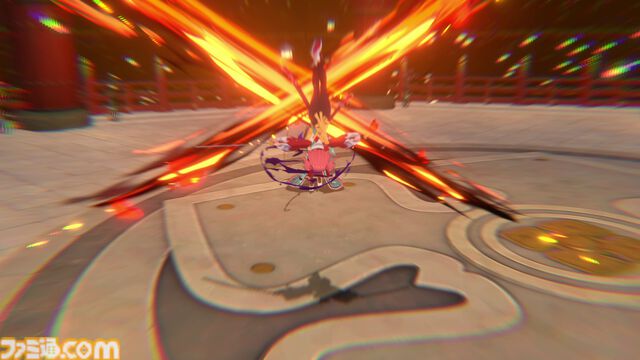 『炎姫』回避&パリィで弾幕を捌き、華麗なコンボを叩き込め！　アニメ表現にこだわった妖魔討伐3Dアクションが本日（3/4）発売