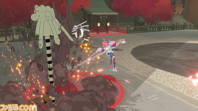 『炎姫』回避&パリィで弾幕を捌き、華麗なコンボを叩き込め！　アニメ表現にこだわった妖魔討伐3Dアクションが本日（3/4）発売