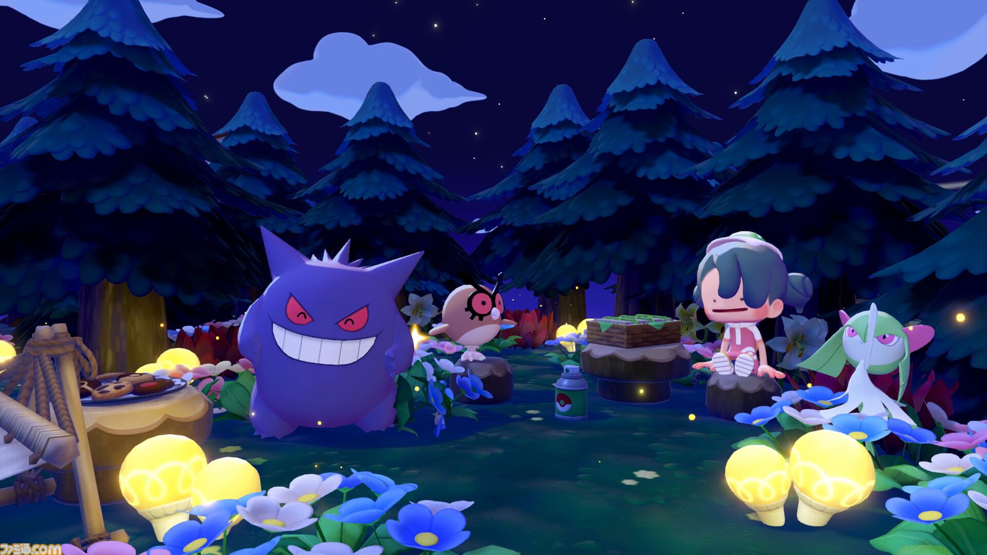 『ぽこ あ ポケモン』本日（3/5）発売。ニンゲンに変身したメタモンが主人公のスローライフ街作りゲーム。3月10日から春イベント“ハネッコのわたげあつめ”が開催