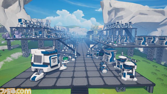 『Terra Taker』工場生産ラインを構築して惑星を再生するサバイバルクラフトゲーム。燃え盛るトルネードや溶岩地帯を制御し、居住可能な世界を目指す