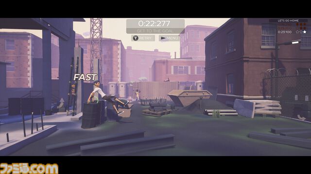 『Freerunners』パルクール横スクロールアクションがSteamにて3/5リリース。壁を登り車を跳んで避け、スタイリッシュにゴールを目指せ