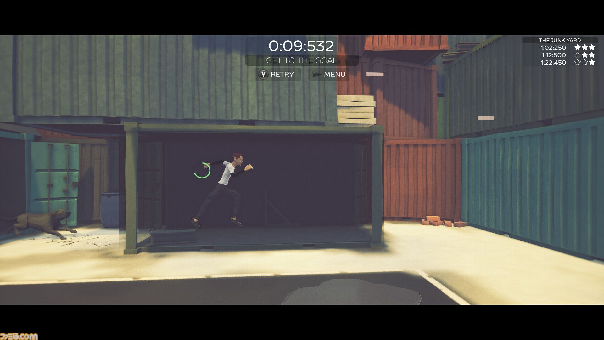 『Freerunners』パルクール横スクロールアクションがSteamにて3/5リリース。壁を登り車を跳んで避け、スタイリッシュにゴールを目指せ
