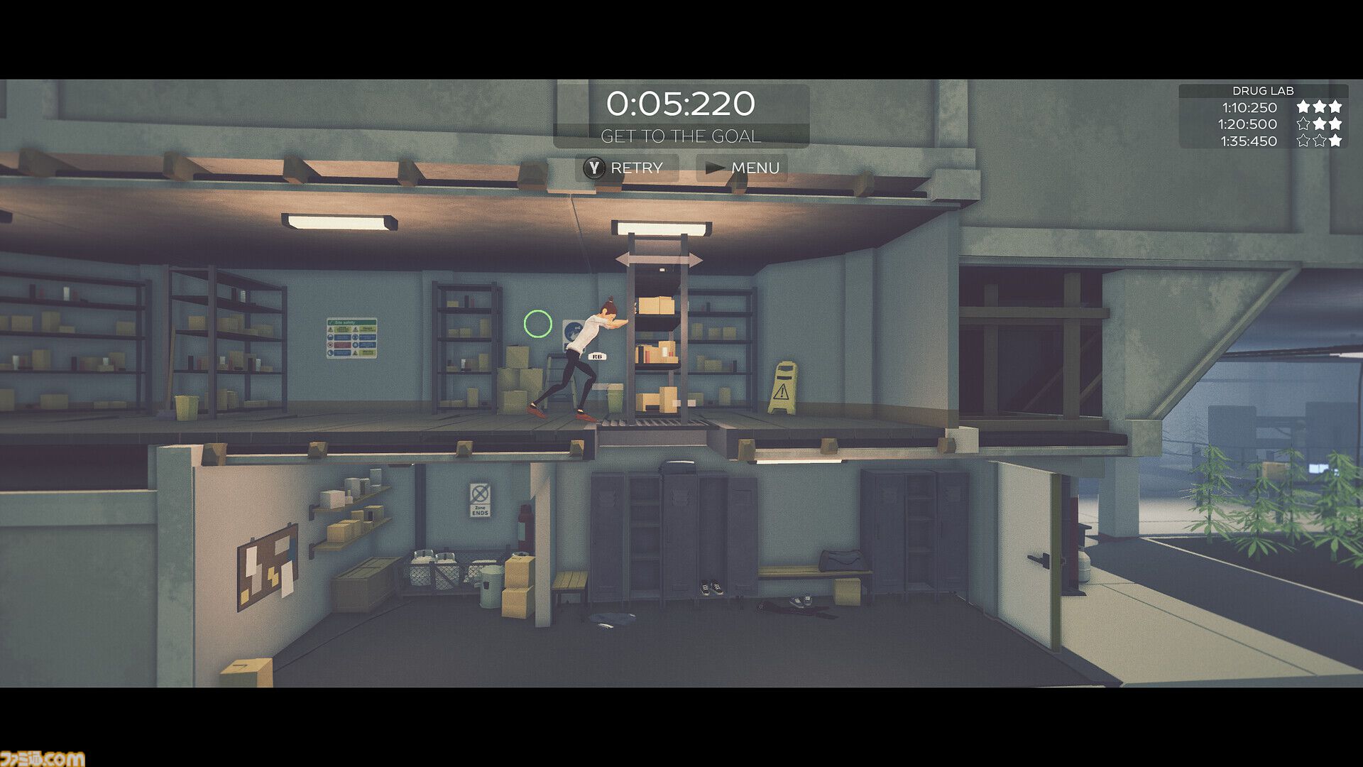 『Freerunners』パルクール横スクロールアクションがSteamにて3/5リリース。壁を登り車を跳んで避け、スタイリッシュにゴールを目指せ