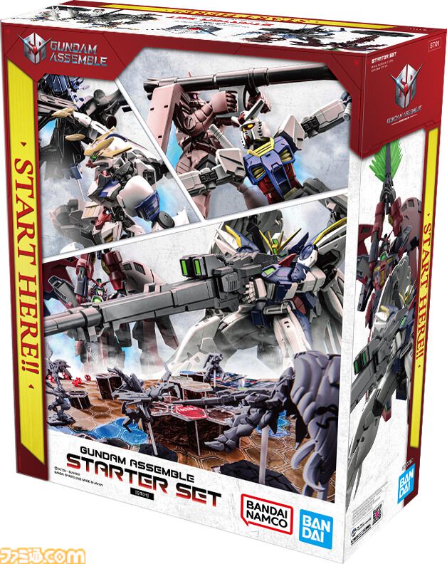 『ガンダム』ミニチュアボードゲーム『ガンダムアッセンブル』発表。ガンダムやシャア専用ザク、エピオンなど6機入りスターターセットが10月発売