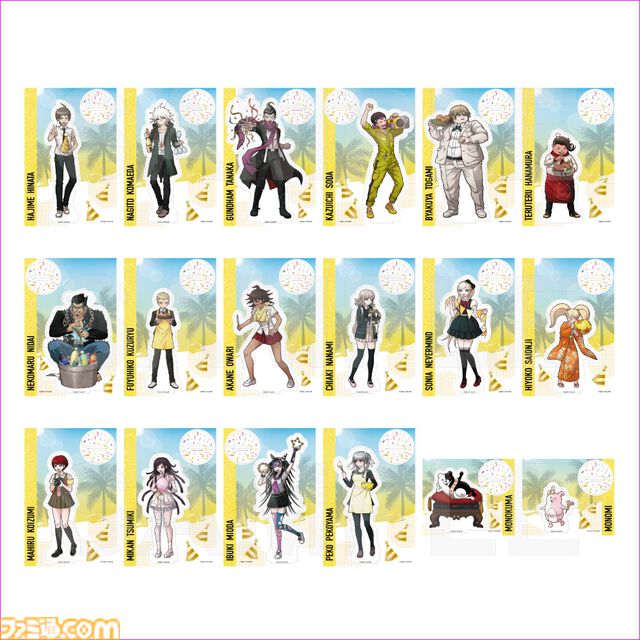 【ダンガンロンパ15周年】日向や狛枝たちがパーティの準備中。『ダンロン2』の16人やモノクマ、モノミの新グッズが予約開始