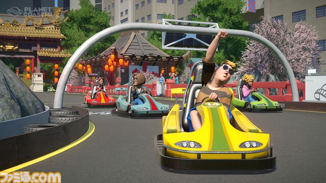 『プラネットコースター』テーマパーク運営シミュのSteamキーが数量限定で無料配布中。1000種類超の建築ピースで自分だけの遊園地を作ろう