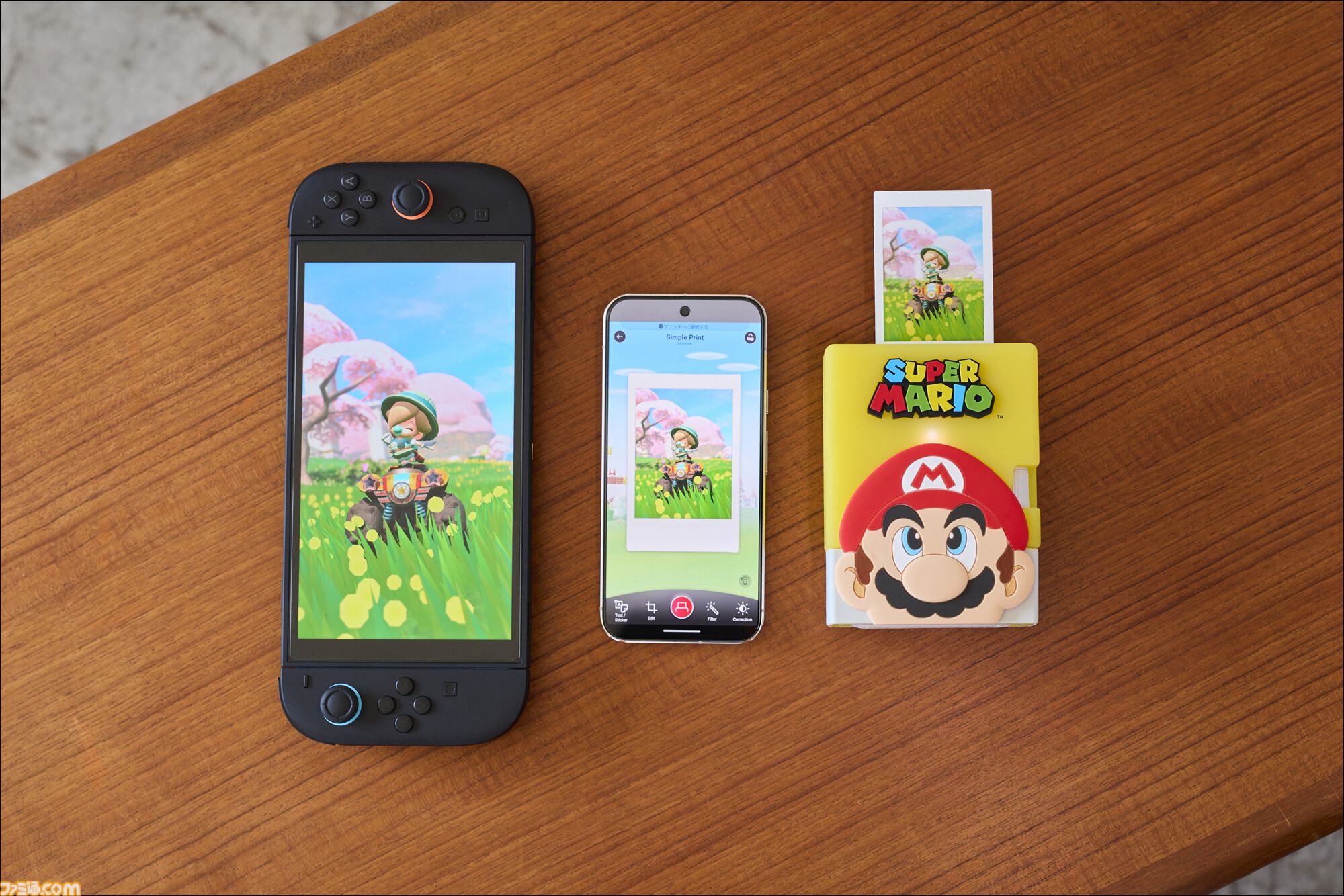 『マリオカート ワールド』のスクショをキャラチェキに！　スマホプリンター“チェキ”instax mini Link 3を使って極限までかわいくディスプレイしまくってみました