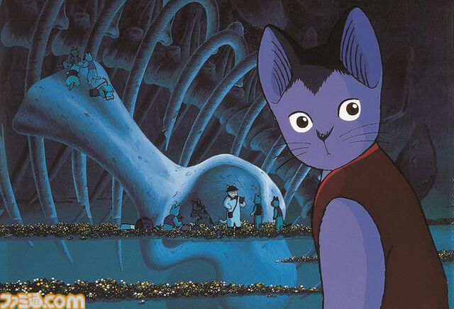 アニメ映画『銀河鉄道の夜』明日（3/7）14時40分よりNHK Eテレで放送。主人公たちを擬人化した猫として描いた“ますむらひろし”の漫画が原案