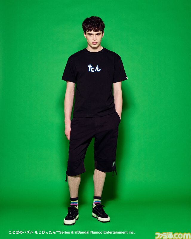 『もじぴったん』とCUNEがコラボ。ぴっ、たんのTシャツやもじくんパーカーなどが3月7日より発売。『塊魂』とのアイテムも3月14日より登場