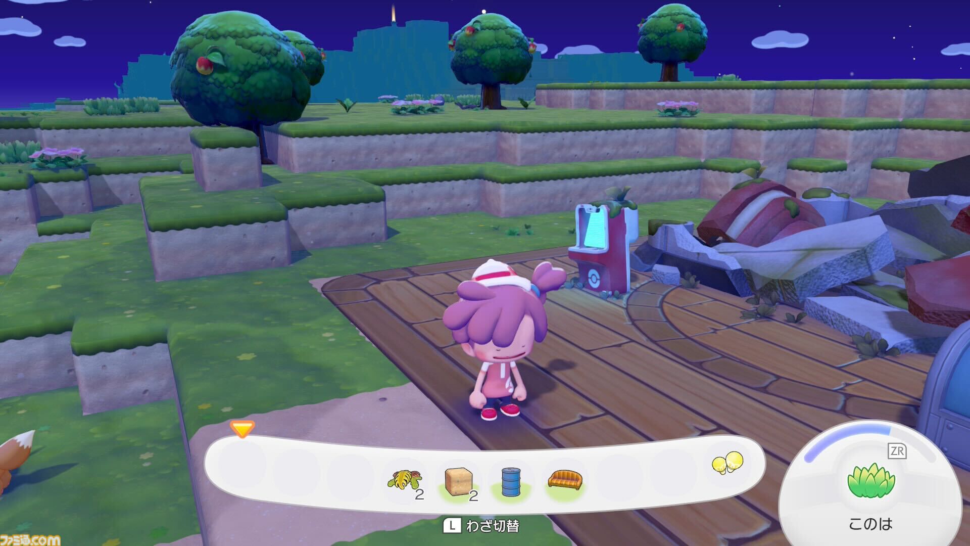 【ぽこポケ】『ぽこ あ ポケモン』ざいもく（材木）の集めかた、ポケモンの探し方、クラフトだいの便利な使い方など覚えておきたいオトクなテクニック集