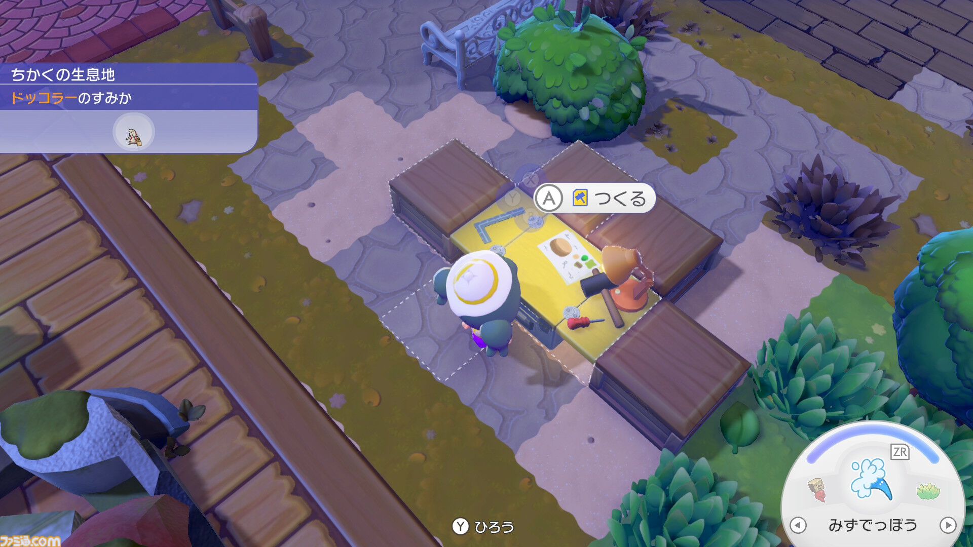 【ぽこポケ】『ぽこ あ ポケモン』ざいもく（材木）の集めかた、ポケモンの探し方、クラフトだいの便利な使い方など覚えておきたいオトクなテクニック集