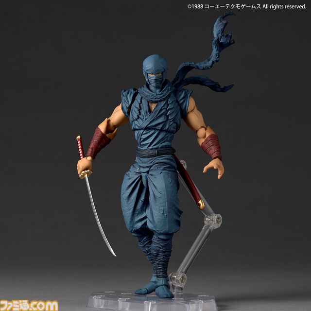 『忍者龍剣伝』マフラーや眼球も動かせるリュウ・ハヤブサのフィギュアが12月発売。予約限定特典では素顔パーツも付属【おのれ邪鬼王！】