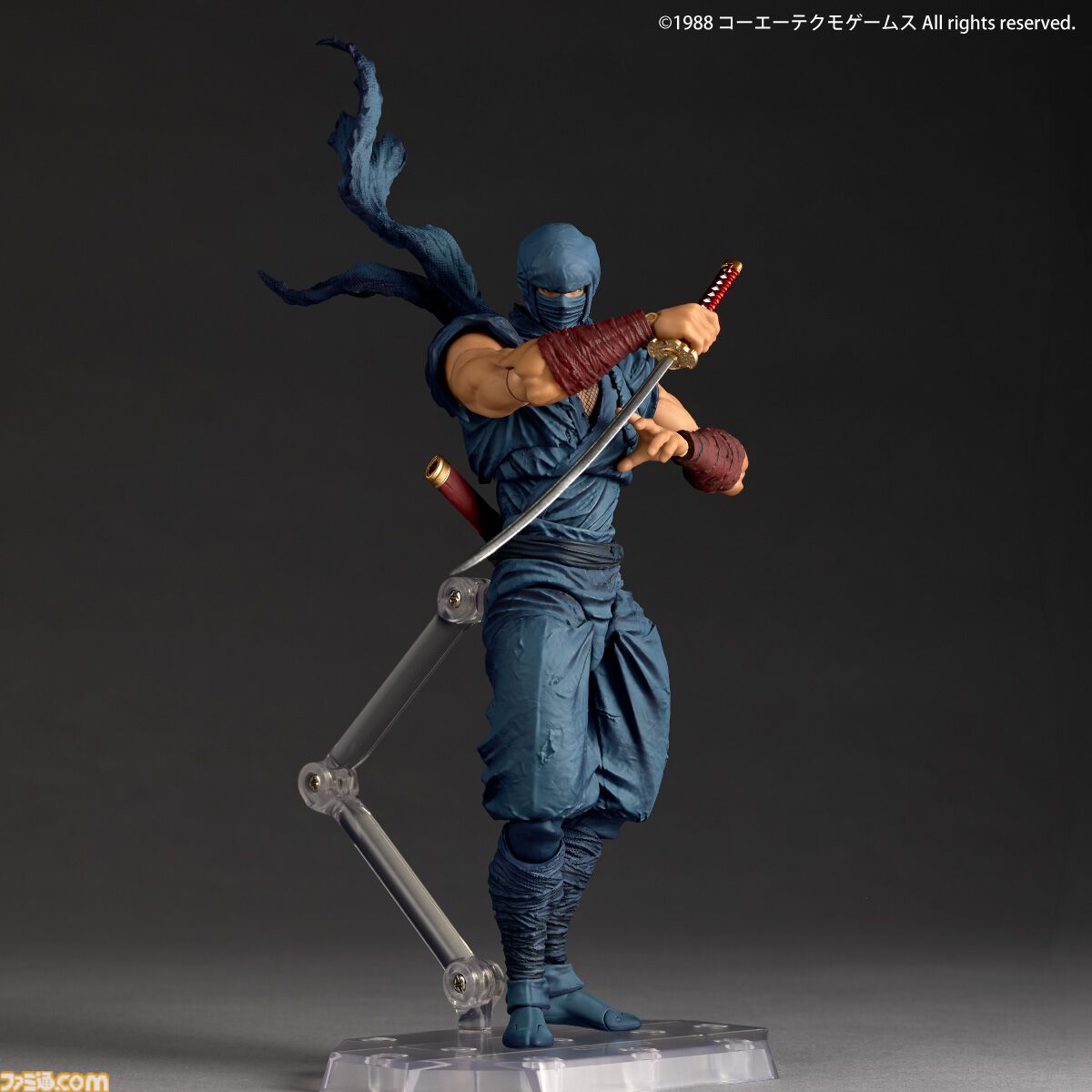 『忍者龍剣伝』マフラーや眼球も動かせるリュウ・ハヤブサのフィギュアが12月発売。予約限定特典では素顔パーツも付属【おのれ邪鬼王！】