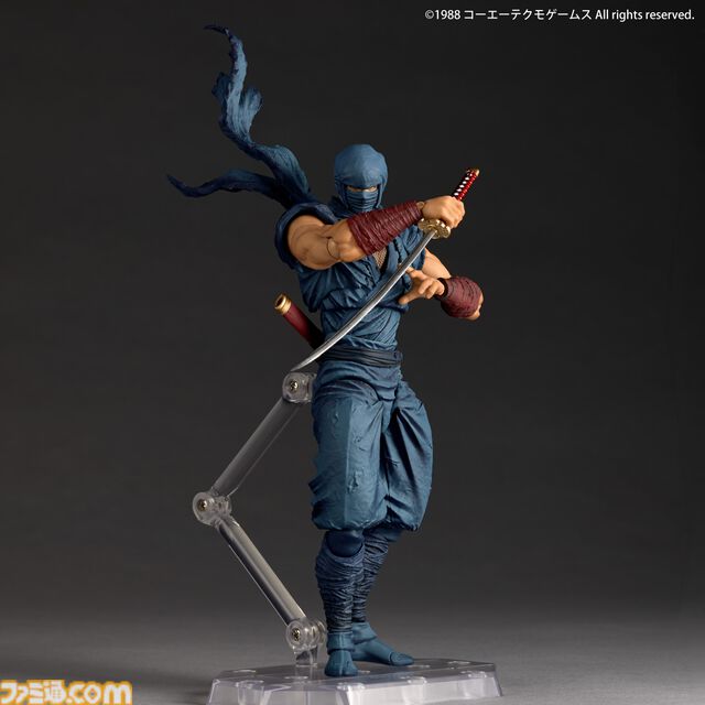 『忍者龍剣伝』マフラーや眼球も動かせるリュウ・ハヤブサのフィギュアが12月発売。予約限定特典では素顔パーツも付属【おのれ邪鬼王！】