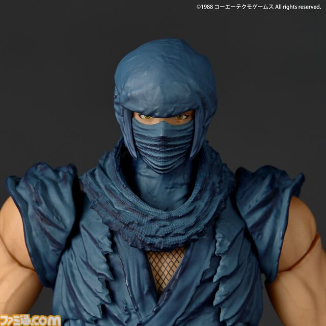 『忍者龍剣伝』マフラーや眼球も動かせるリュウ・ハヤブサのフィギュアが12月発売。予約限定特典では素顔パーツも付属【おのれ邪鬼王！】