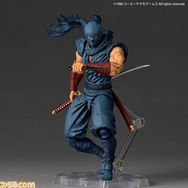 『忍者龍剣伝』マフラーや眼球も動かせるリュウ・ハヤブサのフィギュアが12月発売。予約限定特典では素顔パーツも付属【おのれ邪鬼王！】