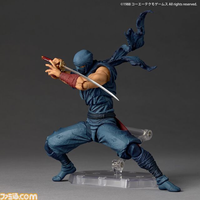 『忍者龍剣伝』マフラーや眼球も動かせるリュウ・ハヤブサのフィギュアが12月発売。予約限定特典では素顔パーツも付属【おのれ邪鬼王！】