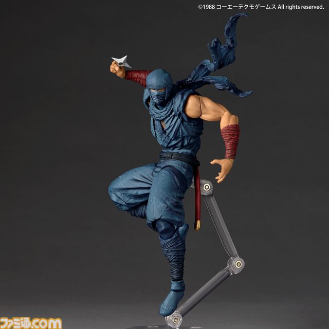 『忍者龍剣伝』マフラーや眼球も動かせるリュウ・ハヤブサのフィギュアが12月発売。予約限定特典では素顔パーツも付属【おのれ邪鬼王！】