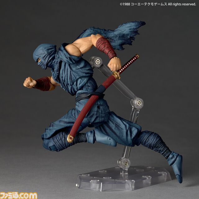 『忍者龍剣伝』マフラーや眼球も動かせるリュウ・ハヤブサのフィギュアが12月発売。予約限定特典では素顔パーツも付属【おのれ邪鬼王！】