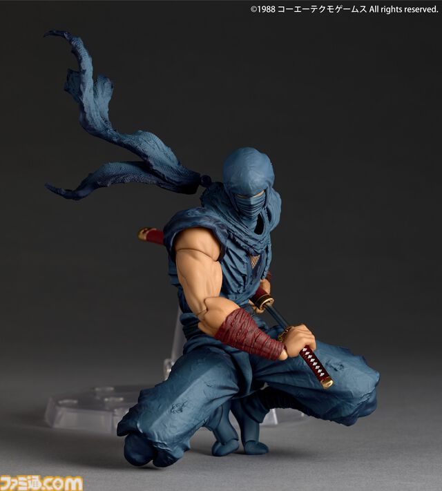 『忍者龍剣伝』マフラーや眼球も動かせるリュウ・ハヤブサのフィギュアが12月発売。予約限定特典では素顔パーツも付属【おのれ邪鬼王！】