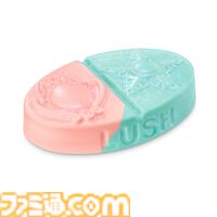 映画『スーパーマリオギャラクシー』ヨッシーのタマゴがバスボム、ピーチ姫の王冠が石鹸に。 LUSHとのコラボグッズが3月10日発売