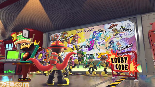 『OCTOPinbs』消防士に紛れて火をつける奴を捕まえろ！　議論ナシ、アクション特化の人狼系オンラインマルチアクションがSteamにて2026年春発売