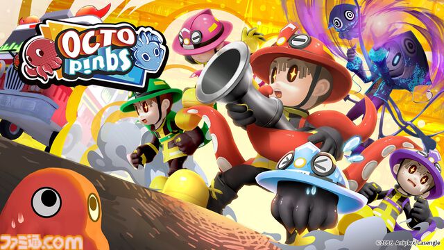 『OCTOPinbs』消防士に紛れて火をつける奴を捕まえろ！　議論ナシ、アクション特化の人狼系オンラインマルチアクションがSteamにて2026年春発売