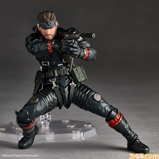 『メタルギア ソリッド デルタ』ネイキッド・スネークがアメヤマでアクションフィギュア化！ CQCから銃撃戦、潜入まで多彩なシーンを再現可。ダンボールももちろん同梱