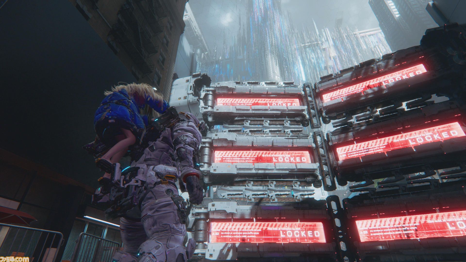 『プラグマタ』先行プレイリポート。押し潰されそうなほどの巨大ボスに、ハッキングが効かなくなる敵も!?　どこか歪なニューヨーク再現マップの探索も楽しい