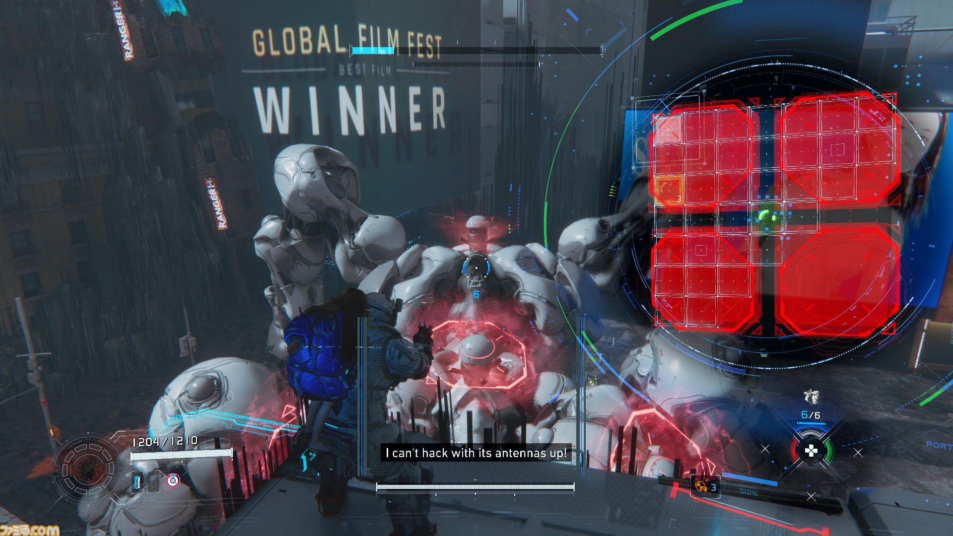 『プラグマタ』先行プレイリポート。押し潰されそうなほどの巨大ボスに、ハッキングが効かなくなる敵も!?　どこか歪なニューヨーク再現マップの探索も楽しい