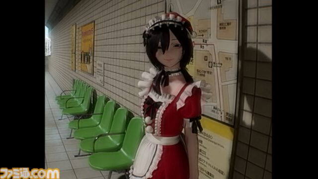 『RouteWhom／ルートフーム』謎のメイド風サンタコスプレ少女と歩むリミナルスペース脱出ホラーが開発中。Y2Kノスタルジーと不気味さの融合