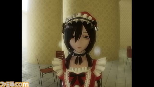 『RouteWhom／ルートフーム』謎のメイド風サンタコスプレ少女と歩むリミナルスペース脱出ホラーが開発中。Y2Kノスタルジーと不気味さの融合